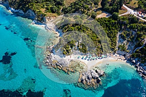 The beautiful Xigia beach on Zakynthos island, Ionian Sea, Greece