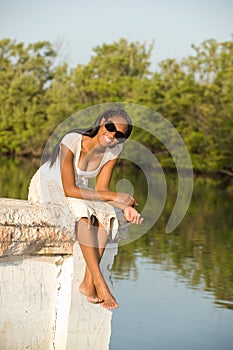 Beautiful Young African American Woman