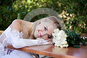 Beautiful young bride