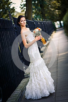 Beautiful young bride