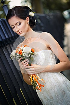 Beautiful young bride