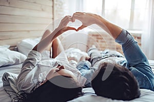 Couple in bedroom