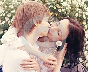 Beautiful Young Couple in Love on nature.