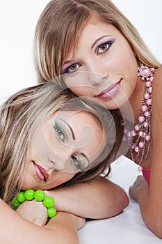 Beautiful young faces