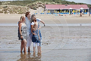 Beautiful young family