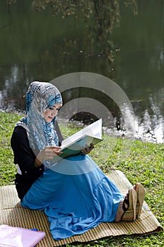 Beautiful young muslimah