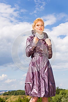 Beautiful Young Woman in coats photo