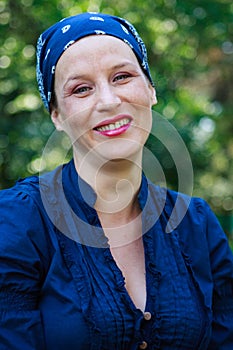 Beautiful young woman smiling