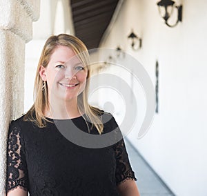 Beautiful Young Woman Smiling