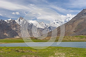 Beautiful Zanskar valley in summer season, Kargil, Jammu Kashmir