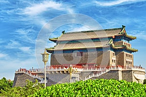 Beautiful Zhengyangmen Gate (Qianmen Gate ). This famous gate is