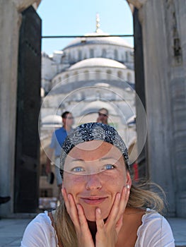 Beautifull girl in Istanbul