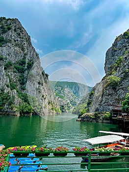 Beautifull Lake in Canyon Matka, Nothern Macedonia