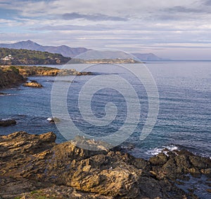 Beautifull Seascape in Costa Brava, Catalonia photo