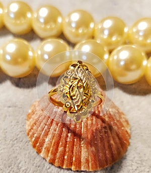 Beautifully crafted women`s ring for special occasion