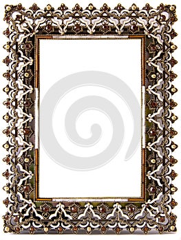 Beautifully decorated blank frame