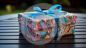 A beautifully decorated gift box
