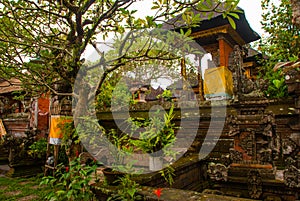 Beautifully decorated with traditional Balinese entrance to the house Ubud