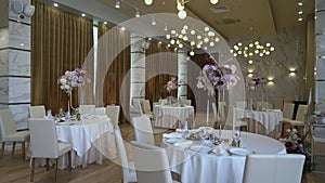 A Beautifully Decorated Wedding Reception Venue