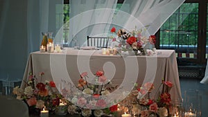 A Beautifully Decorated Wedding Reception Venue