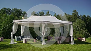 A Beautifully Decorated Wedding Reception Venue