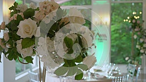 A Beautifully Decorated Wedding Reception Venue