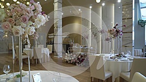 A Beautifully Decorated Wedding Reception Venue