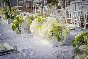 Beautifully Decorated Wedding Venue