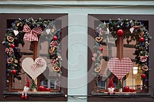 Beautifully decorated window in the french city of Colmar