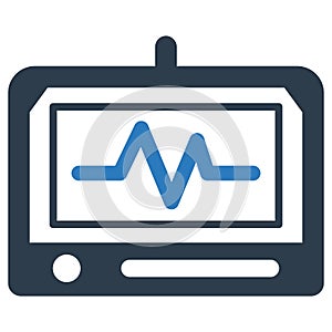 Beautifully designed Cardiology monitor icon