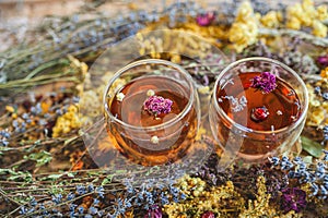 Beautifully made herbal tea
