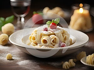 A beautifully presented plate of pastafrola