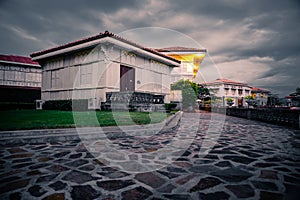 Beautifully reconstructed Filipino heritage and cultural houses that form part of Las Casas FIlipinas de Acuzar resort at Bagac, B photo