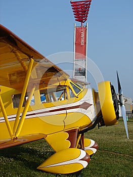 Beautifully restored antique Waco UEC.