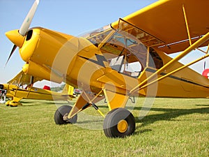 Beautifully restored Classic Piper Super Cub.