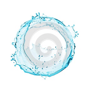 Beautifully swirling water in a circle
