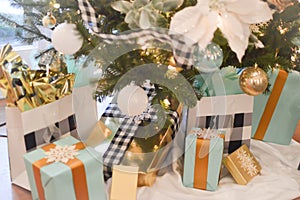 Beautifully Wrapped Gifts with Pretty Bows