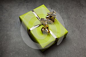 Beautifully wrapped present.