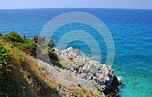 Beautiuful scenery of Aegean sea