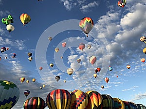 Beauty in the sky during the Albuquerque International Balloon Fiesta photo