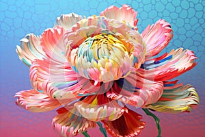 Beauty art colorful flower floral macro plant pink nature petal peony