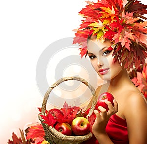 Beauty Autumn Woman