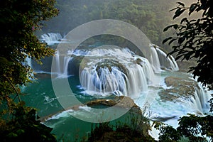 Beauty of Ban Gioc Waterfall in Cao Bang, Vietnam