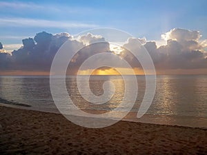 The beauty of the beach on Cozumel Island in Quintana Roo