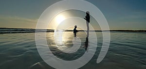 the beauty of the beach of lights one Merauke