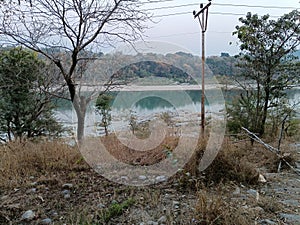 Beauty of Beas River at Nadaun, Himachal Pradesh. photo