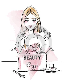 Beauty Blogger girl