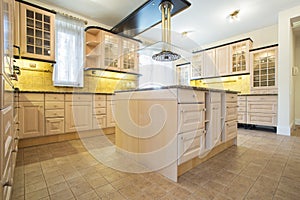 Beauty and bright kitchen interior