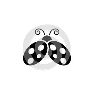 Beauty bug vector illustration icon