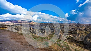 Beauty Of Cappadocia GÃ¶reme Valley Landscape In Turkey